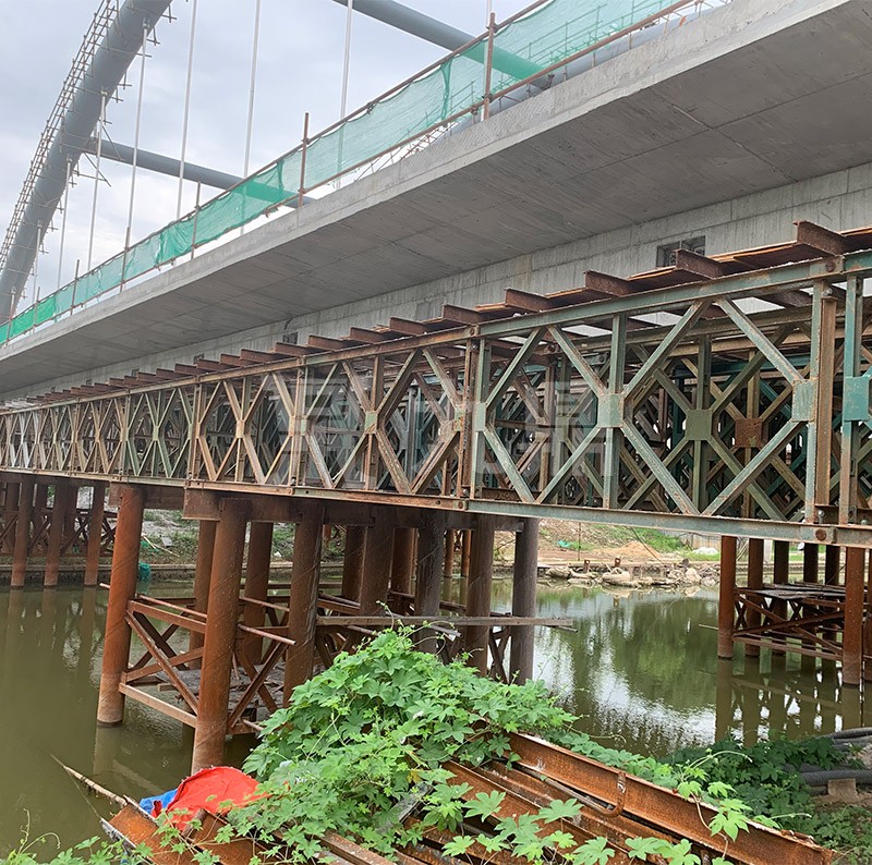 南京瑞雪路跨上壩河大橋上部結構現澆梁香蕉视频APP官方